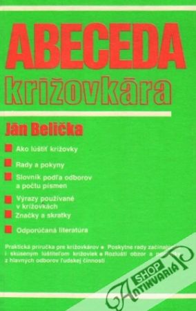 Abeceda krížovkára - Belička Ján
