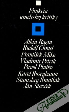 Funkcia umeleckej kritiky - kolektív autorov