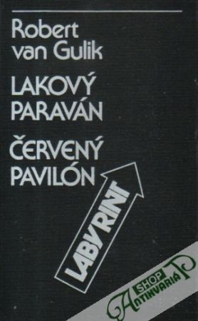 Lakový paraván, Červený pavilón - Gulik Robert van