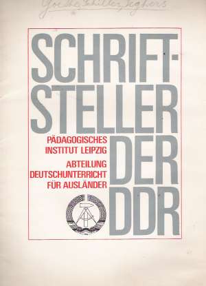 SCHRIFTSTELLER DER DDR