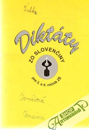 Diktáty zo slovenčiny pre 3. a 4. ročník ZŠ - Svobodová Margita