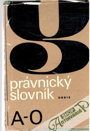 Právnický slovník A-O - Madar Zdeněk a kol.