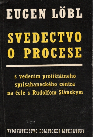 Svedectvo o procese - Lobl Eugen