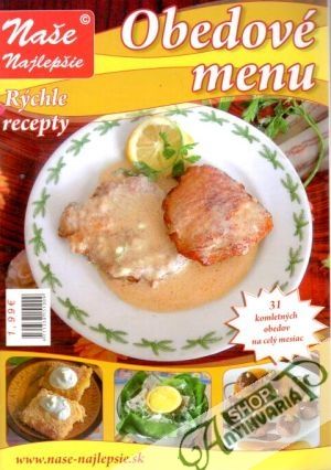 Obedové menu - kolektiv autorov