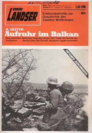 DER LANDSER - AUFRUHR IM BALKAN Nr. 884
