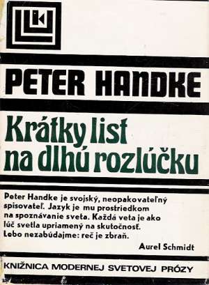 Krátky list na dlhú rozlúčku - Handke Peter