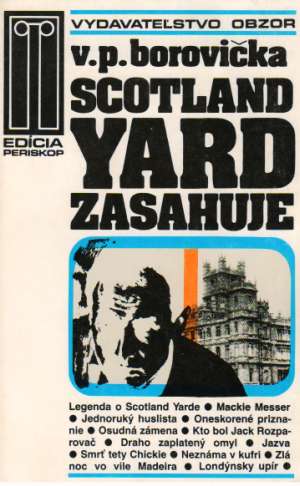 Scotland Yard zasahuje - Borovička Václav Pavel