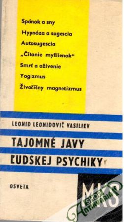 Tajomné javy ľudskej psychiky - Vasiliev Leonid Leonidovič