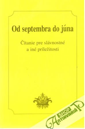 Od septembra do júna - Kníchal Oldřich, Rybová Etela