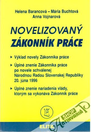 Novelizovaný zákonník práce - Barancová, Buchtová, Vojnarová