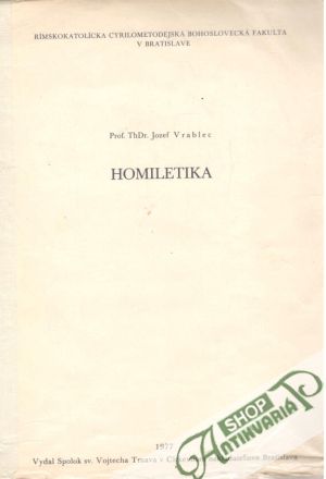 Homiletika - Vrablec Jozef