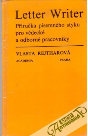 Letter Writer - Rejtharová Vlasta