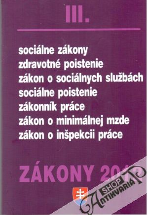 Zákony 2012 - III. - Paluchová Monika a kolektív