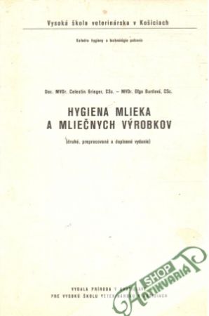 Hygiena mlieka a mliečnych výrobkov - Grieger, Burdová