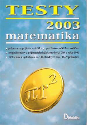 Testy 2003 matematika - Kolektív autorov