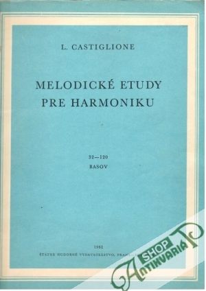 Melodické etudy pre harmoniku - Castiglione Ladislav