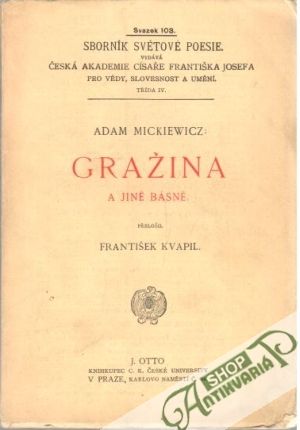 Gražina a jiné básně - Mickiewicz Adam