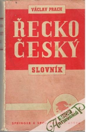 Řecko - český slovník - Prach Václav