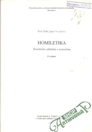 Homiletika - Vrablec Jozef