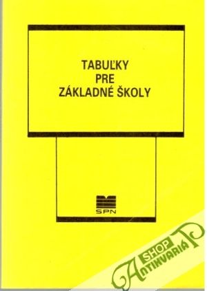 Tabuľky pre základné školy - Běloun František a kolektív