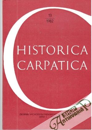Historica carpatica 13/1982 - Šulc Viliam a kolektív