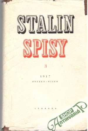 Spisy 3. - Stalin Josef V.