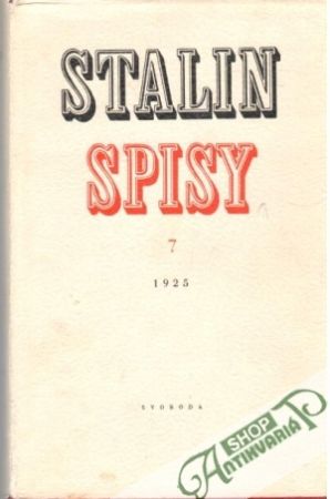 Spisy 7. - Stalin Josef V.