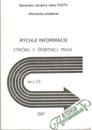 Strečing v športovej praxi - Štulrajter Vojtech
