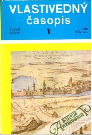 Vlastivedný časopis  1-4/1988 - Kolektív autorov