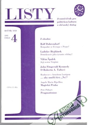 Listy 4/1992 - Kolektív autorov