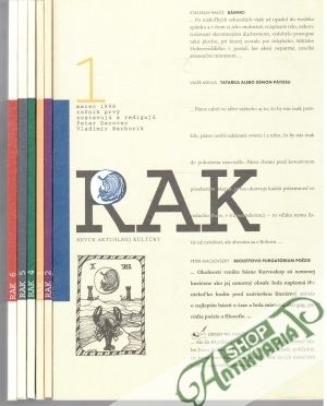 RAK - Revue Aktuálnej Kultúry 1-6/1996 - Kolektív autorov