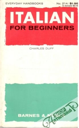 Italian for Beginners - Duff Charles