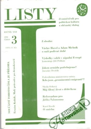 Listy 3/1992 - Kolektív autorov