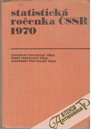 Statistická ročenka ČSSR 1970 - Kolektív autorov