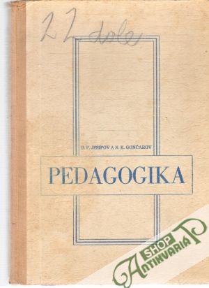 Pedagogika - Jesipov, Gončarov