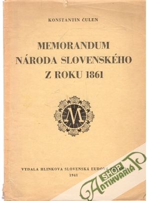 Memorandum národa slovenského z roku 1861 - Čulen Konštantín
