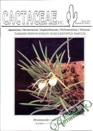 Cactaceae etc. 1-4/1993 - Kolektív autorov