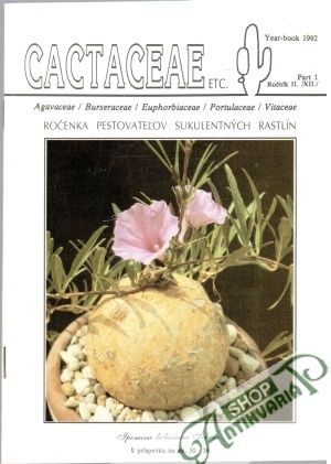 Cactaceae etc. 1-4/1992 - Kolektív autorov