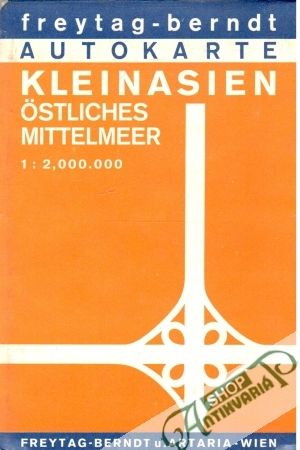 Autokarte Kleinasien Östliches Mittelmeer - Kolektív autorov