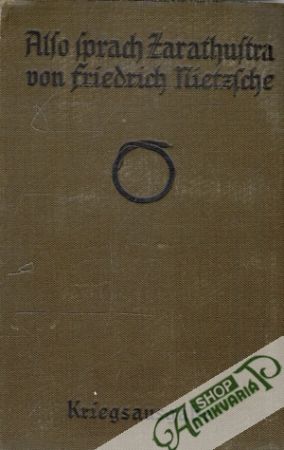 Also sprach Zarathustra - Nietzsche Friedrich