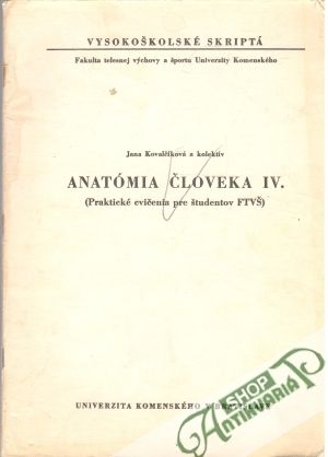 Anatómia človeka IV. - Kovalčíková Jana a kolektív