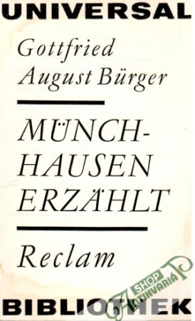 Münchhausen erzählt - Bürher Gottfried August