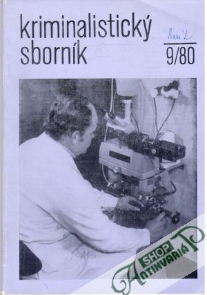 Kriminalistický sborník 9/1980 - Kolektív autorov