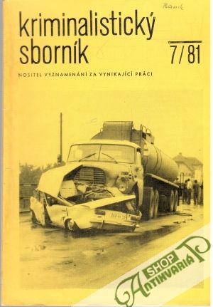 Kriminalistický sborník 7/1981 - Kolektív autorov
