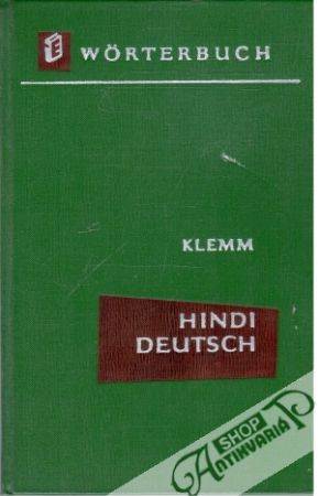 Hindi-Deutsches Wörterbuch - Klemm Erika