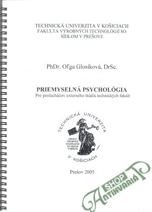 Priemyselná psychológia - Glosíková Oľga