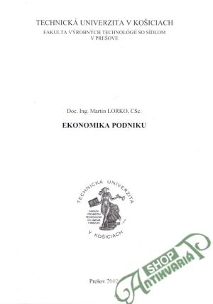 Ekonomika podniku - Lorko Martin