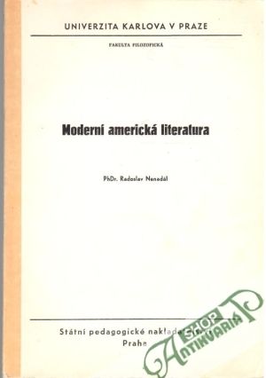 Moderní americká literatura - Nenádal Radoslav