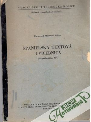 Španielska textová cvičebnica - Urban Alexander