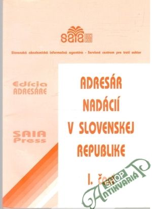 Adresár nadácií v Slovenskej republike, 1. časť - Forrová Ivica